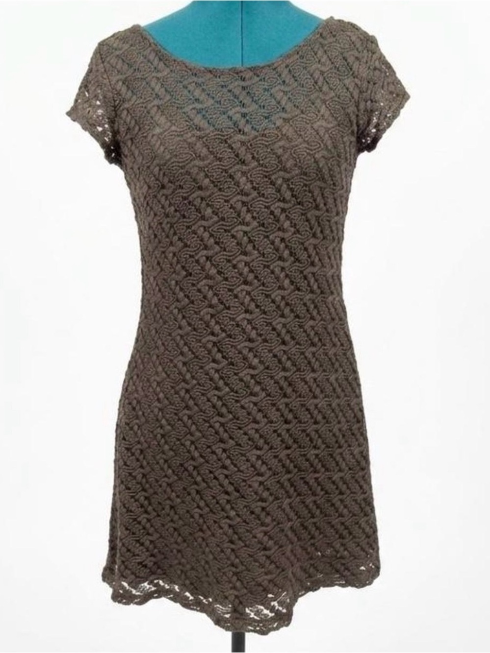 Apt. 9 Olive Crochet Mini Dress